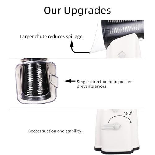 Save 26% on ChinKc Rotary Grater with 5 Blades - Image 5