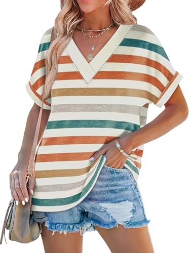 Save 11% on WIHOLL Women's Summer V-Neck Tops - Image 2