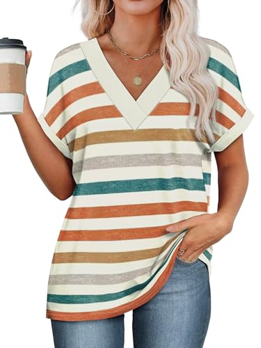 Save 11% on WIHOLL Women's Summer V-Neck Tops - Image 3