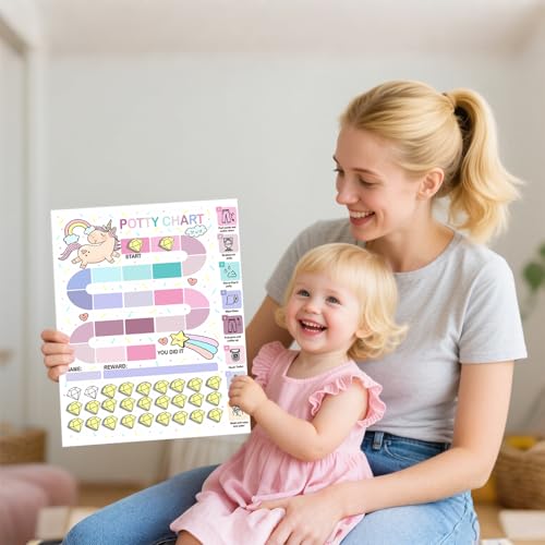 50% Off Reusable Magnetic Potty Training Chart for Toddler Girls - Image 2