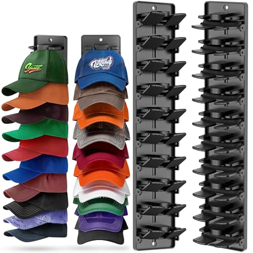 50% Off BRIGHTWORLD 2-Pack Hat Rack for Baseball Caps