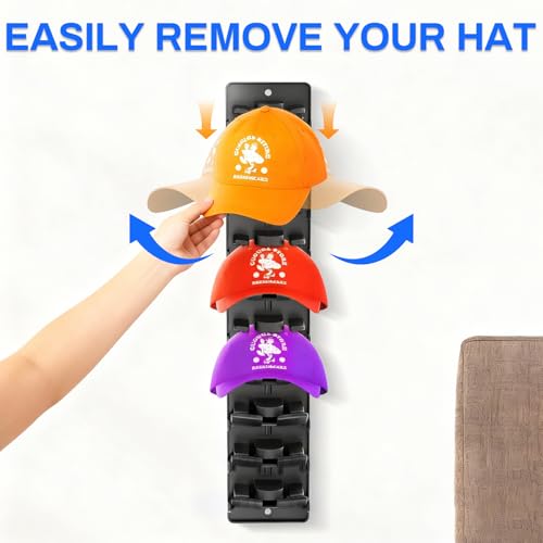 50% Off BRIGHTWORLD 2-Pack Hat Rack for Baseball Caps - Image 5