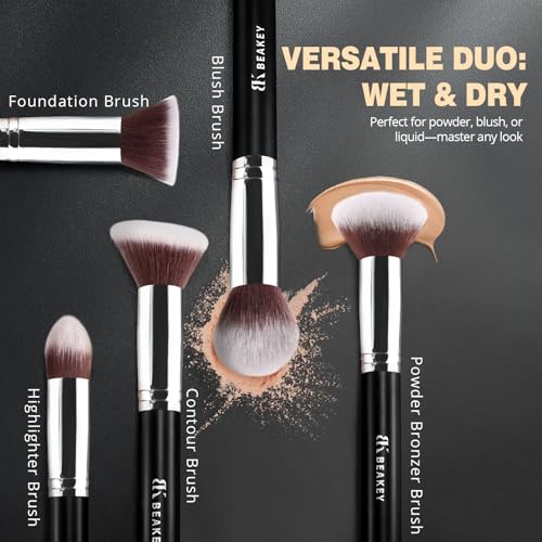 Save 38% on BEAKEY Professional Makeup Brush Set with Code - Image 3