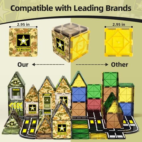 Save 17% on GobiDex Army Magnetic Tiles STEM Building Toys - Image 3