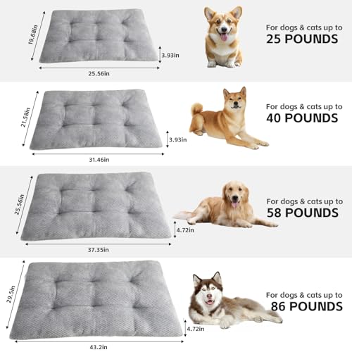 50% Off CLKHOWL Washable Plush Dog Bed for Crates - Image 2