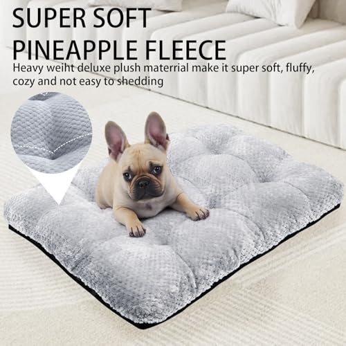 50% Off CLKHOWL Washable Plush Dog Bed for Crates - Image 3