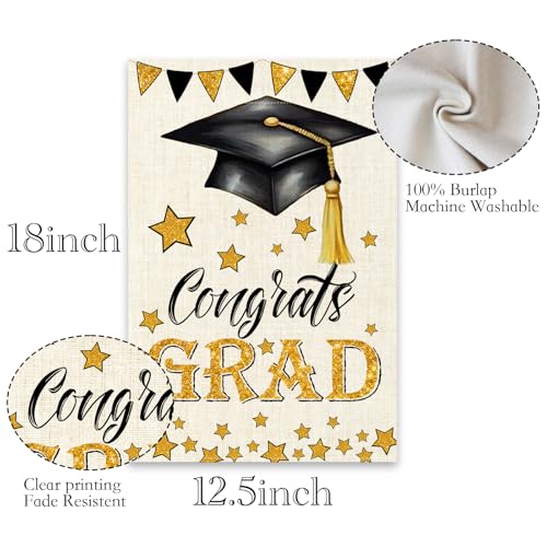 50% Off Congrats Grad Garden Flag - Class of 2025 Decoration - Image 2