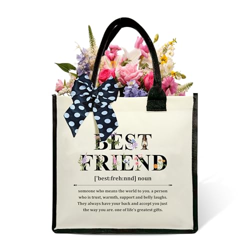 Floral Canvas Tote Bag Gift - $9.99 Beach & Travel Shoulder Bag - Image 1