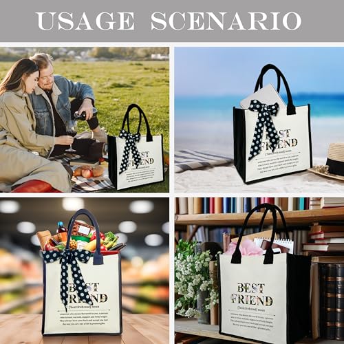 Floral Canvas Tote Bag Gift - $9.99 Beach & Travel Shoulder Bag - Image 4