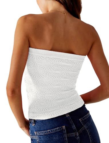 Sampeel Women's Floral Tube Top - Under $10 Summer Essential - Image 4