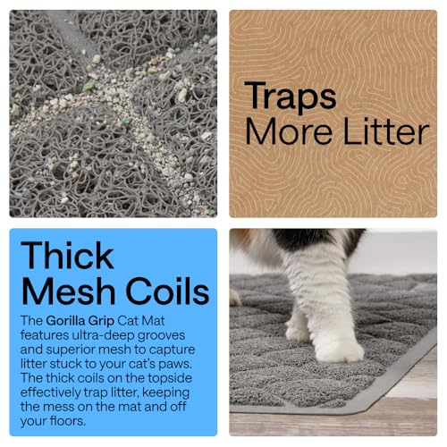 40% Off Gorilla Grip Cat Litter Mat for Less Mess - Image 3