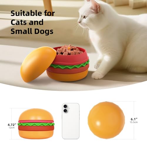 50% Off 5-in-1 Stackable Hamburger Dog Bowls Set - Image 4
