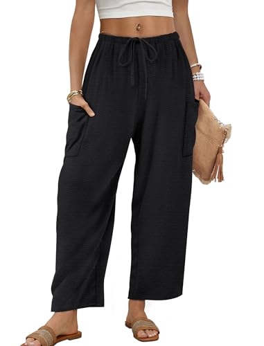 Sampeel Women's Wide Leg Palazzo Pants - Summer Style - Image 1