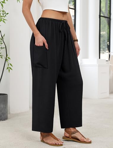 Sampeel Women's Wide Leg Palazzo Pants - Summer Style - Image 3