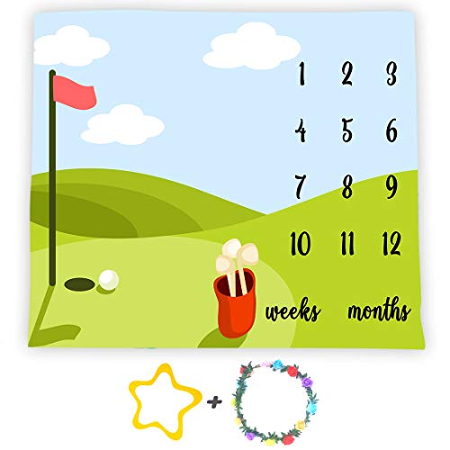 50% Off F-FUN SOUL Monthly Milestone Baby Blanket - Image 1