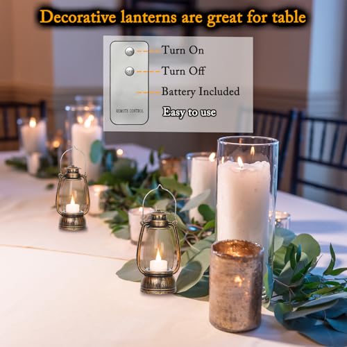50% Off LLQ Vintage Lanterns with Remote - 4-Pack - Image 4