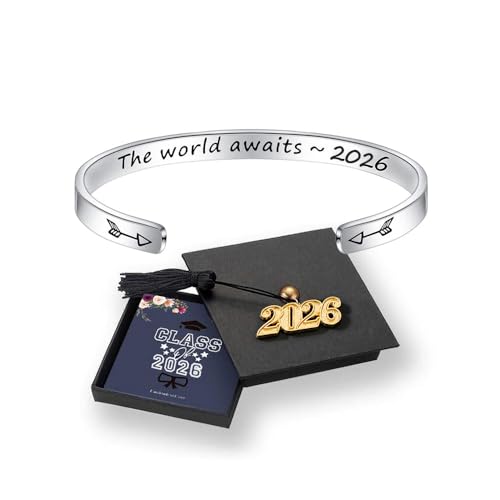 Class of 2026 Graduation Bracelet Gift with Box - $19.99 - Image 1