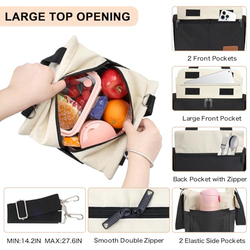 Joymee Large Insulated Lunch Tote Bag - Spacious & Leakproof - Image 4