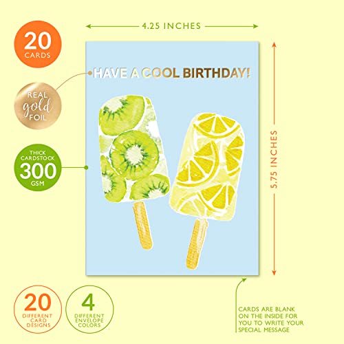 Save 33% on Sweetzer & Orange Birthday Card Variety Pack - Image 2