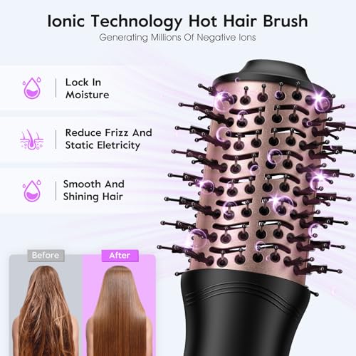 33% Off slopehill Mini Travel Hair Dryer Brush for Women - Image 5