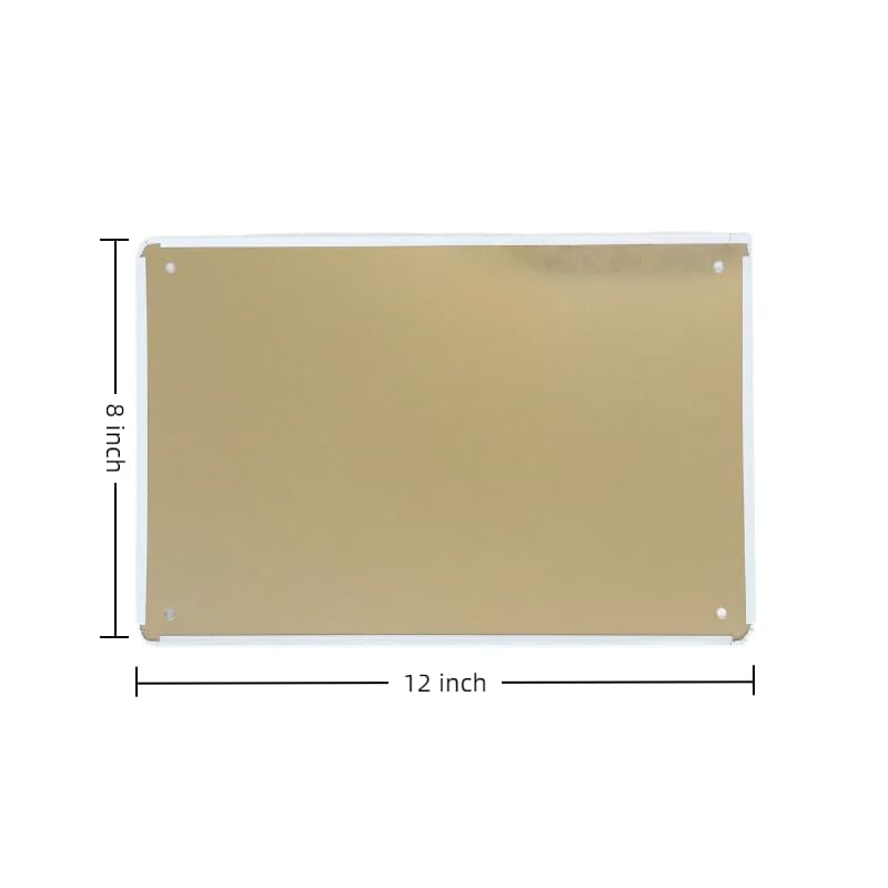 56% Off Funny Cat Bathroom Tin Sign - 12x8 Inch Wall Decor - Image 2