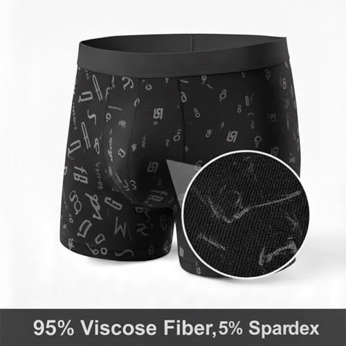 TEXLINA Men's Cotton Boxer Briefs 6-Pack - Use Code G34YX8TD - Image 3