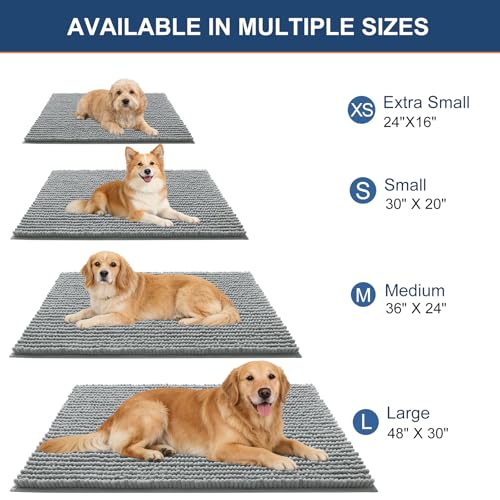 37% Off OLANLY Absorbent Chenille Dog Door Mat for Muddy Paws - Image 2