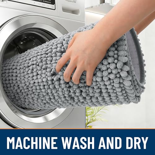 37% Off OLANLY Absorbent Chenille Dog Door Mat for Muddy Paws - Image 5