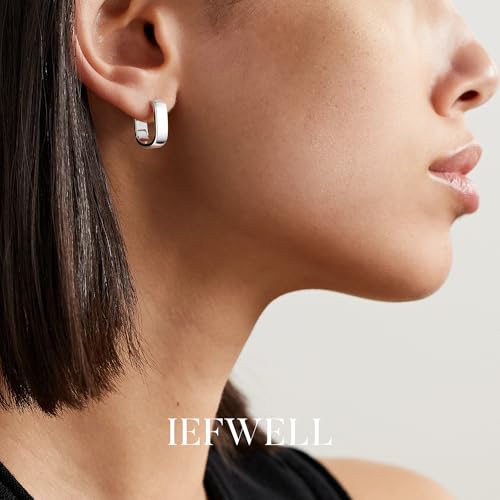 43% Off IEFWELL Sterling Silver Huggie Hoop Earrings - Image 2