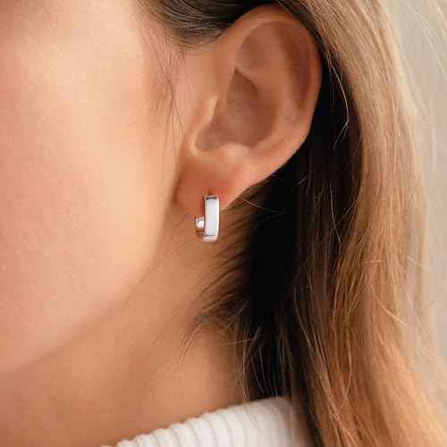 43% Off IEFWELL Sterling Silver Huggie Hoop Earrings - Image 3