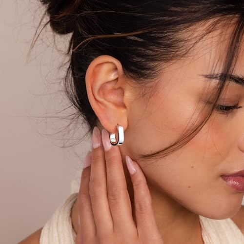 43% Off IEFWELL Sterling Silver Huggie Hoop Earrings - Image 4