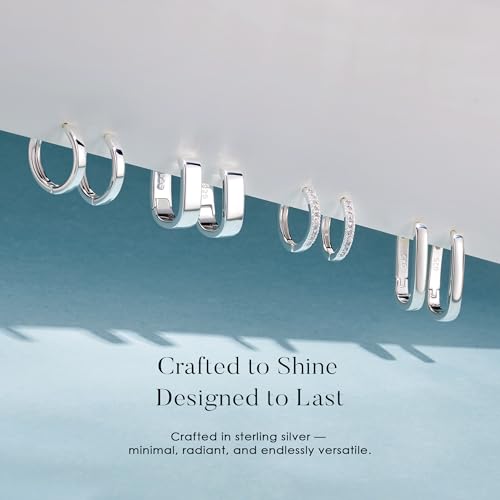 43% Off IEFWELL Sterling Silver Huggie Hoop Earrings - Image 7