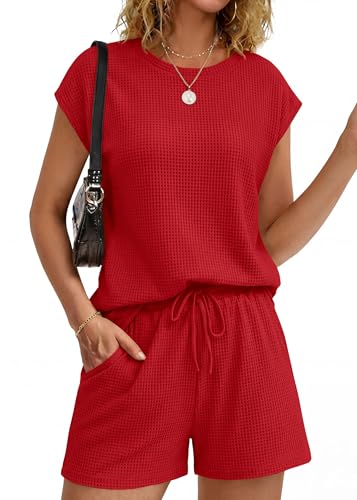 Save 20% on KIRUNDO Women's Waffle Knit Lounge Set