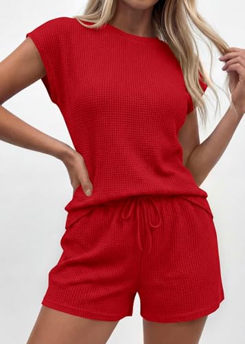 Save 20% on KIRUNDO Women's Waffle Knit Lounge Set - Image 2