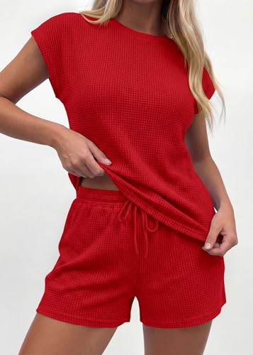 Save 20% on KIRUNDO Women's Waffle Knit Lounge Set - Image 4
