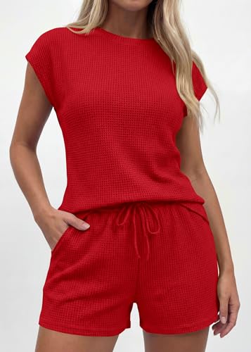 Save 20% on KIRUNDO Women's Waffle Knit Lounge Set - Image 5