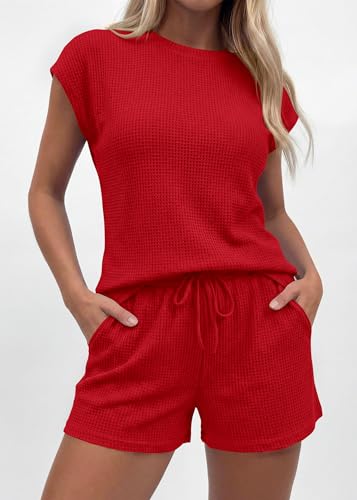 Save 20% on KIRUNDO Women's Waffle Knit Lounge Set - Image 6