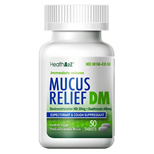 25% Off HealthA2Z Mucus Relief DM - 50 Count - Image 1