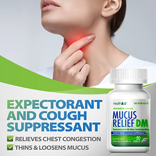 25% Off HealthA2Z Mucus Relief DM - 50 Count - Image 5