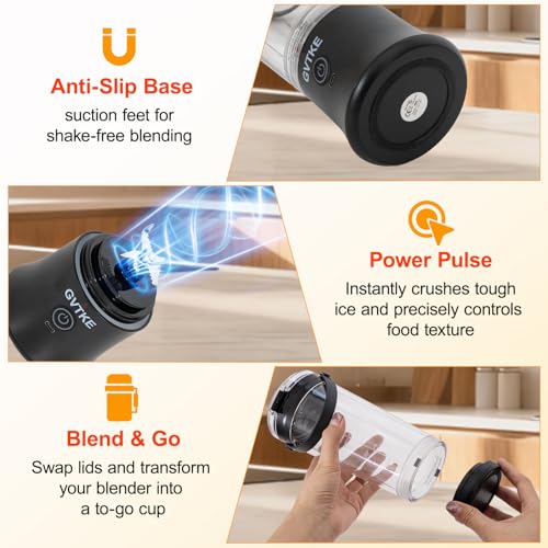 36% Off GVTKE Portable Blender 20oz Dual Mode - Image 6