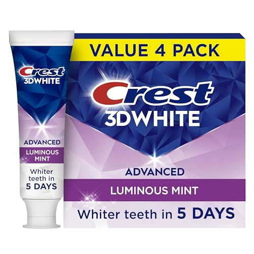 7% Off Crest 3D White Whitening Toothpaste Pack of 4 - Image 1