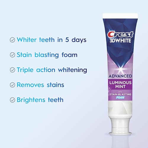 7% Off Crest 3D White Whitening Toothpaste Pack of 4 - Image 2