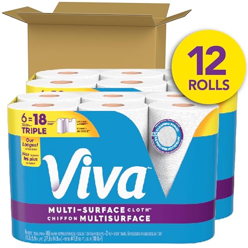 10% Off Viva Multi-Surface Cloth Paper Towels, 12 Rolls - Image 2