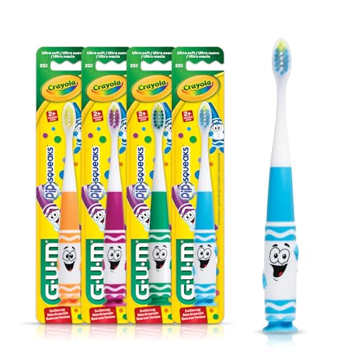 40% Off GUM Crayola Kids' Toothbrush Pack - Image 1