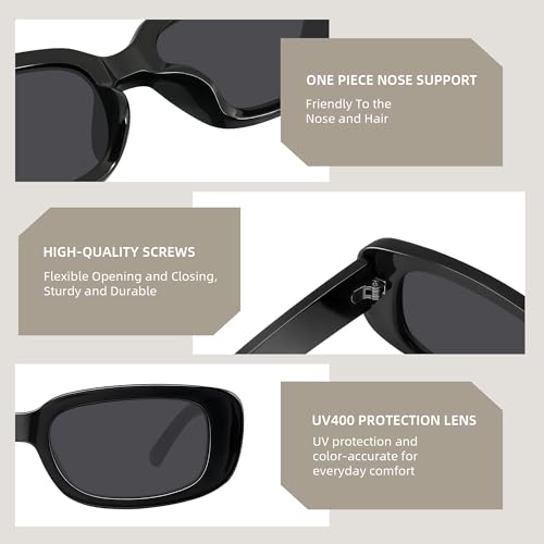 Trendy Y2K Rectangle Sunglasses for Women & Men - Image 7