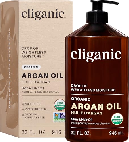 14% Off Cliganic Organic Argan Oil - Bulk 32oz