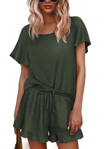 50% Off Ekouaer Women's Soft Summer Pajama Shorts Set