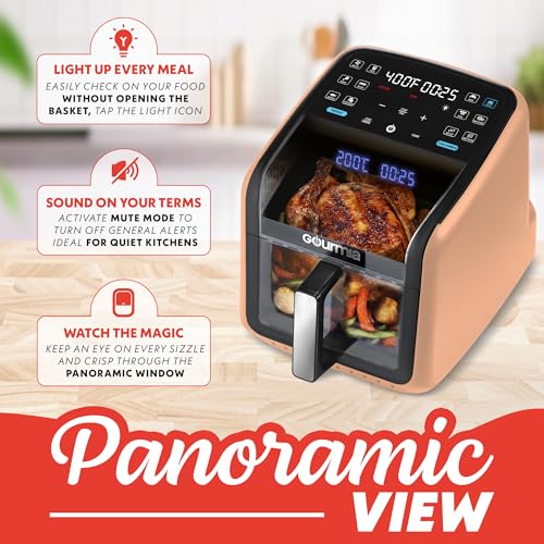 40% Off Gourmia 7 QT Air Fryer with Panoramic Window - Image 5