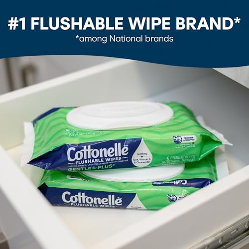 12% Off Cottonelle GentlePlus Flushable Wet Wipes - Image 2
