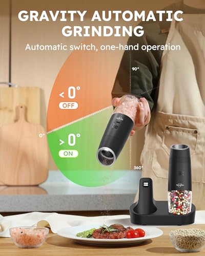 21% Off Sangcon Electric Salt & Pepper Grinder Set - Image 5